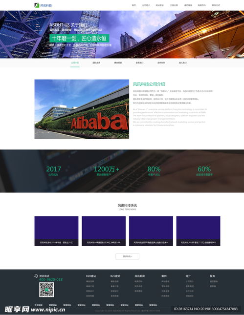 企業官網設計模板 塑造專業、高效的線上形象